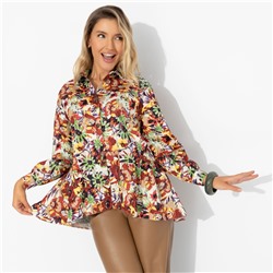 Рубашка из плотного хлопка, Эстетика во всем (цветочная)