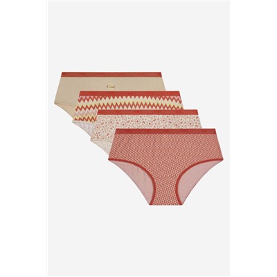 Pack 4 culottes estampados