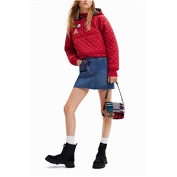 Sudadera padded con parches