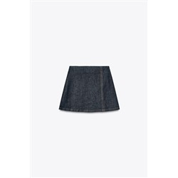 FALDA PANTALÓN Z1975 MINI DENIM ABERTURA