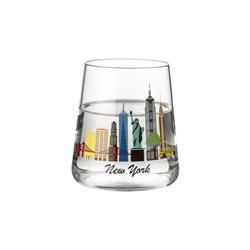 New York City 2'li Su Bardağı Seti - Şeffaf