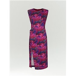 Платье-футляр миди с разрезом, PL1713/charlotte