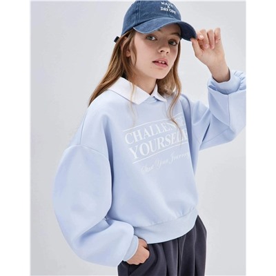 Свитшот детский, свободный крой, школьная коллекция, экспорт в Россию   Gloria Jeans  Цена в России ~1500₽ со скидкой