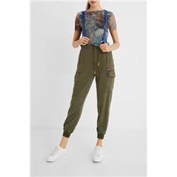 Pantalón jogger cargo 100% Lyocell