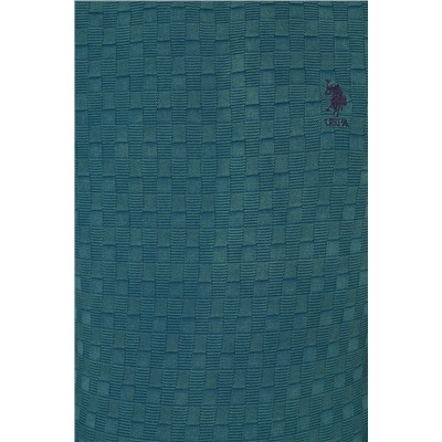 Erkek Yeşil Basic Kazak