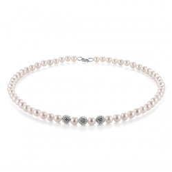 Бусы серебро 01455SS1D7.5.50