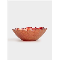 Салатник, 16х5 см, 450 мл, стекло, красный, Seville