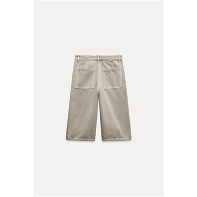 ZW COLLECTION MID-WAIST LONG BERMUDA SHORTS