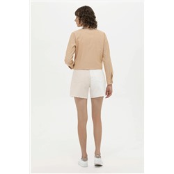 Kadın Krem Jean Şort