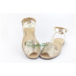 AB. Zapatos 320-5 platino+PELLE-007-17 oro