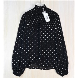 Женская изысканная шифоновая блузка с длинными рукавами  ГЕС*С