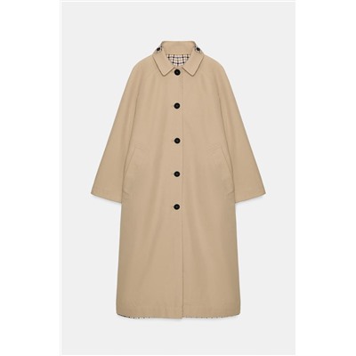 TRENCH CUADROS REVERSIBLE ZW COLLECTION ТРЕНЧ ДВУСТОРОННИЙ