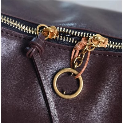 Мягкая сумка-тоут на плечо с застежкой-молнией