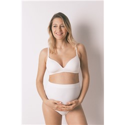 Sujetador "maternity" triangular relleno blanco LOVELY