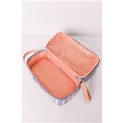 Neceser mediano impermeable estampado rayas