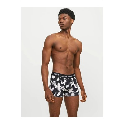 Jack & Jones Jack Jones Jacdan Trunks 3 Pack Erkek Siyah Giyim\boxer\ 12256550-02