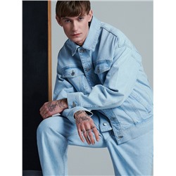 Джинсовая куртка оверсайз