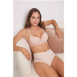 Braga reductora alta nude encaje