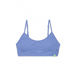Sujetador top Seamless azul floral