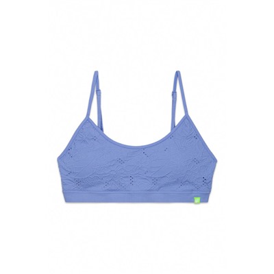 Sujetador top Seamless azul floral