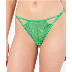 Tanga de encaje floral