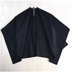 Двусторонний шерстяной кардиган без пуговиц с накидкой и шалью МАССИМО Д