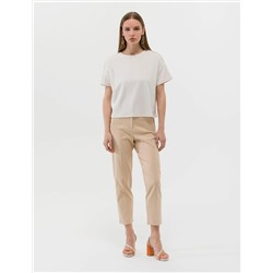 Bej Havuç Fit Kumaş Pantolon