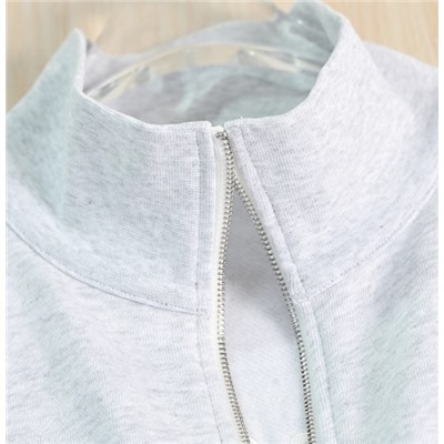 Куртка-кардиган с воротником-стойкой