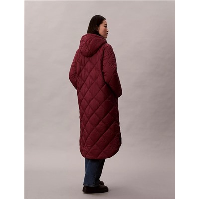 Long Hooded Puffer Jacket
