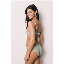 Braga clásica encaje verde