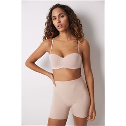 Pantalón corto reductor y push up nude