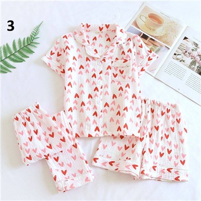 Милая пижамка для девочек. В комплекте шорты и штаны