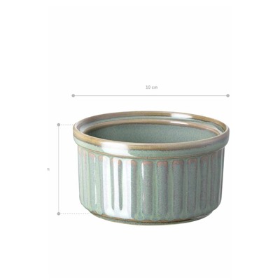 Kleby 2'li Sufle Kabı - Yeşil - 10 cm