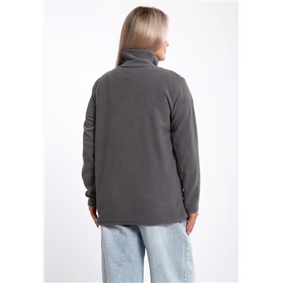 734 Толстовка флис стойка молния