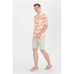 Erkek Kiremit Polo Yaka Tişört