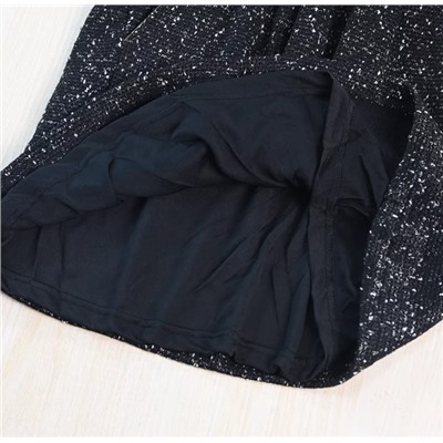 Мини-юбка с диагональным карманом и резинкой на талии