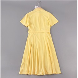 Приталенное хлопковое платье 2 цвета ЛАКОСТ*Е