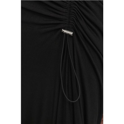 ASYMMETRIC FIT & FLARE MIDI DRESS