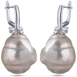 Серьги (Майорка 18мм шампань; покрытие родий), Есть комплект