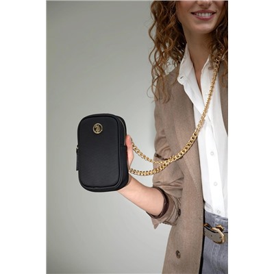 Kadın Siyah Telefon Çantası