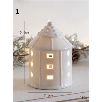 Светящийся керамический дом