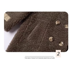 Детское демисезонное пальто шерпа  Экспорт Флагманский магазин