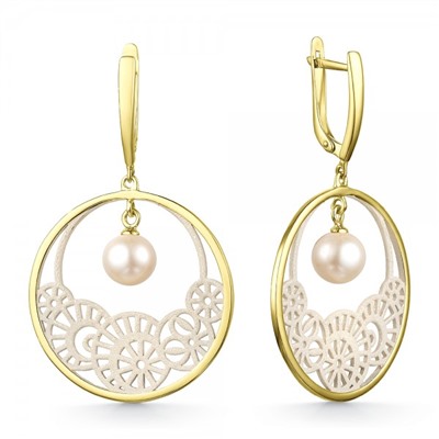 Серьги серебро 52859Y1H