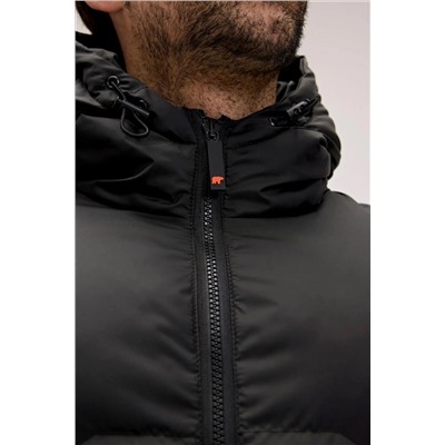 Bad Bear Axel Siyah Erkek Kapüşonlu Mont