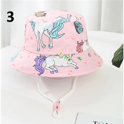 Хлопковая панама для мальчиков и девочек. 10 разных расцветок