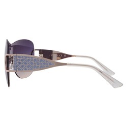 Guess Factory  Blue Gradient Shield Ladies Sunglasses
