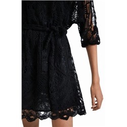 Vestido estilo crochet Johnson Hartig