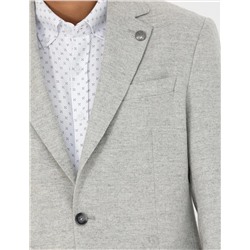 Açık Gri Slim Fit Ceket