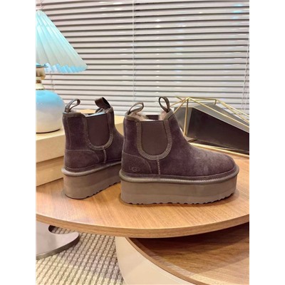 Зимние ботинки на толстой подошве  УГ*Г