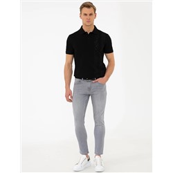 Gri Slim Fit Jean Pantolon